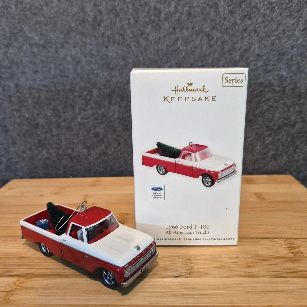 1966 Ford F-100 Hallmark Keepsake 2012 All-American Trucks Ornament